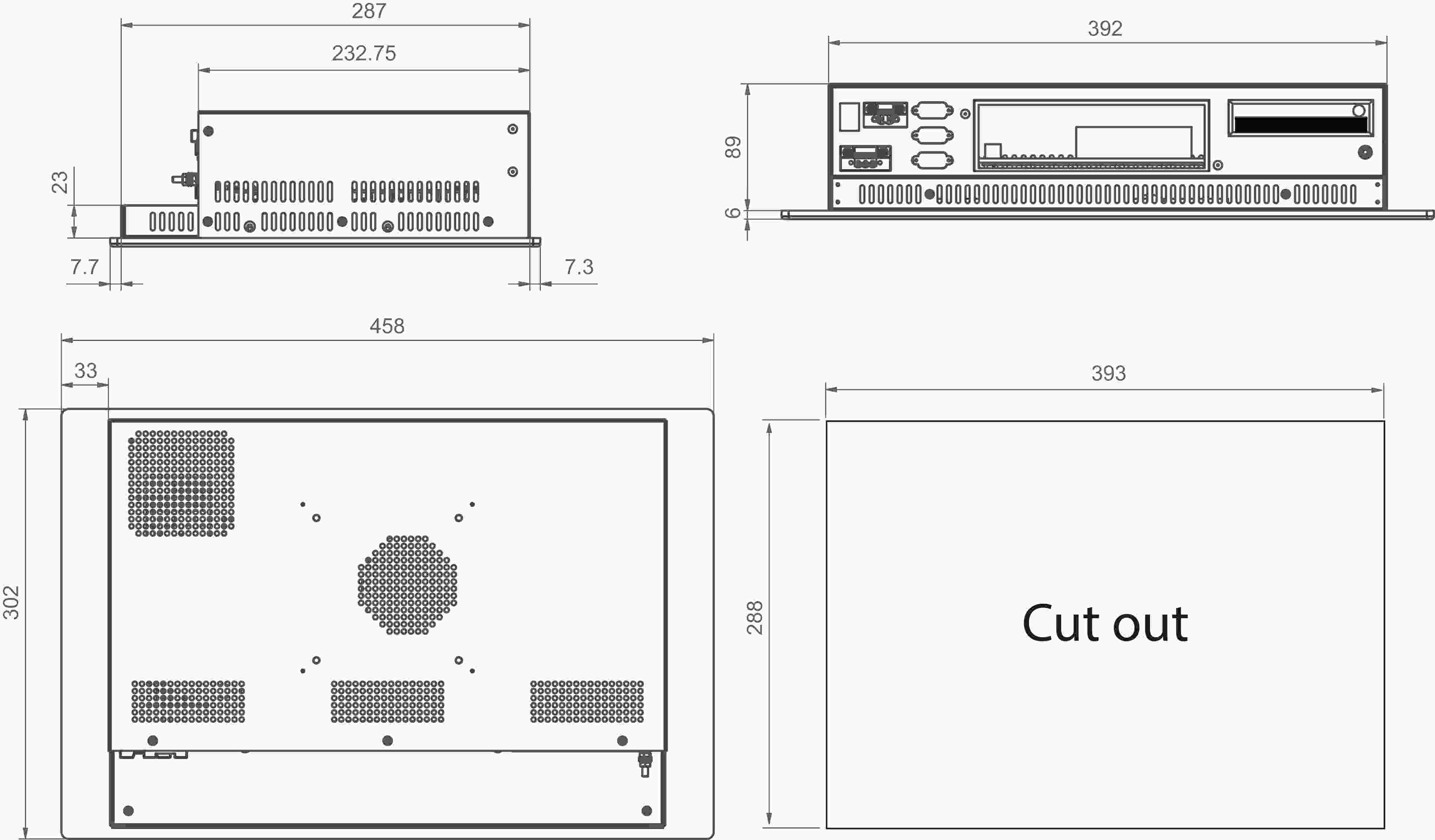 _Panel-PC_HAWK RF 16-AL [Aluminium silver]