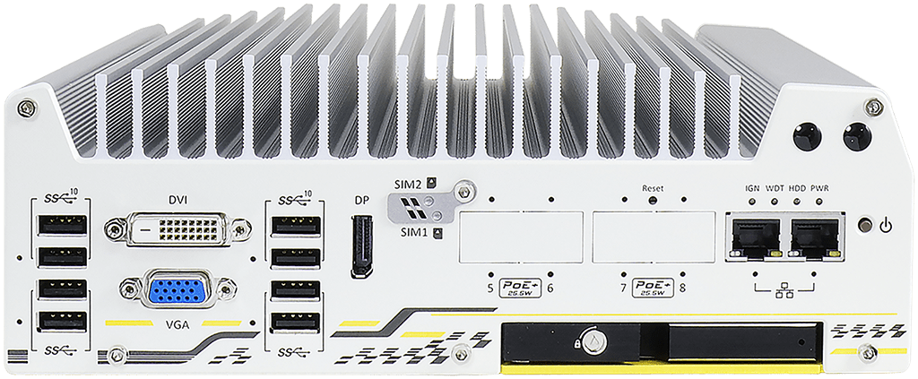 Rugged Embedded: Performance_Box-PC_GOLUB 7104 | Barebone [6x GigE, 4x PoE+]