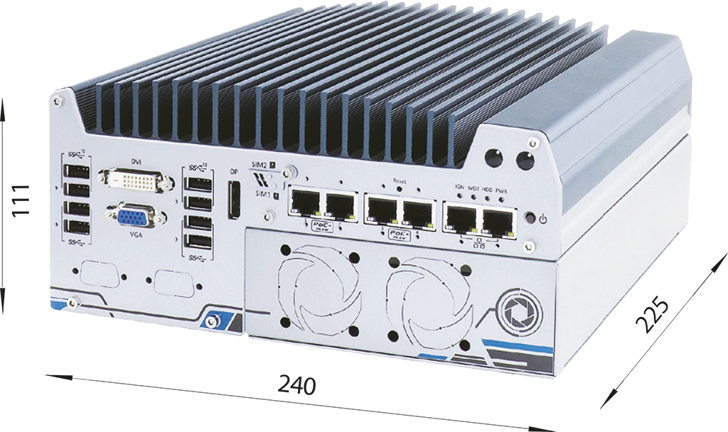 Rugged Embedded: Performance_Box-PC_CamCollect® 7306RT