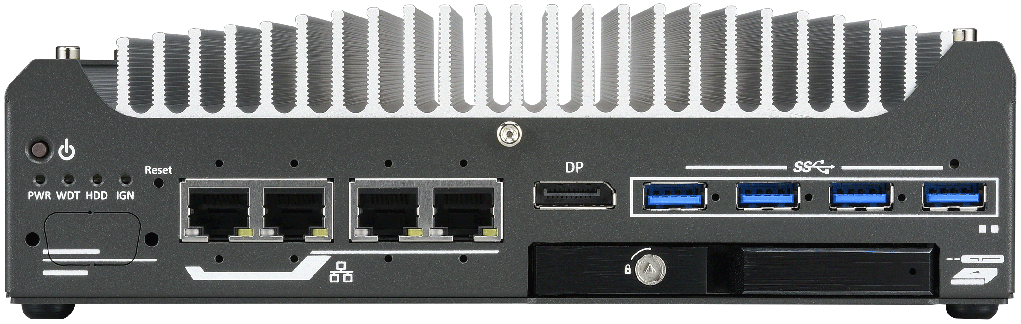 Rugged Embedded: Essentials_Box-PC_GOLUB 9531-PoE | Barebone [4x 2.5GigE w/PoE+]