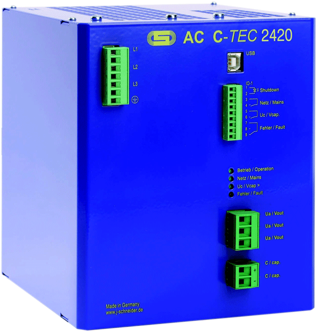 Systemkomponenten & Zubehör_Components_Accessories_USV [AC/DC] - 8kWs  [AC IN 400V, DC OUT 24V, 20A] - USB/RS232