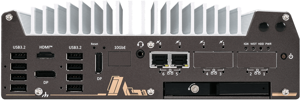Rugged Embedded: Performance_Box-PC_GOLUB 11002LP | Barebone [1x 2.5GigE, 1x GigE]
