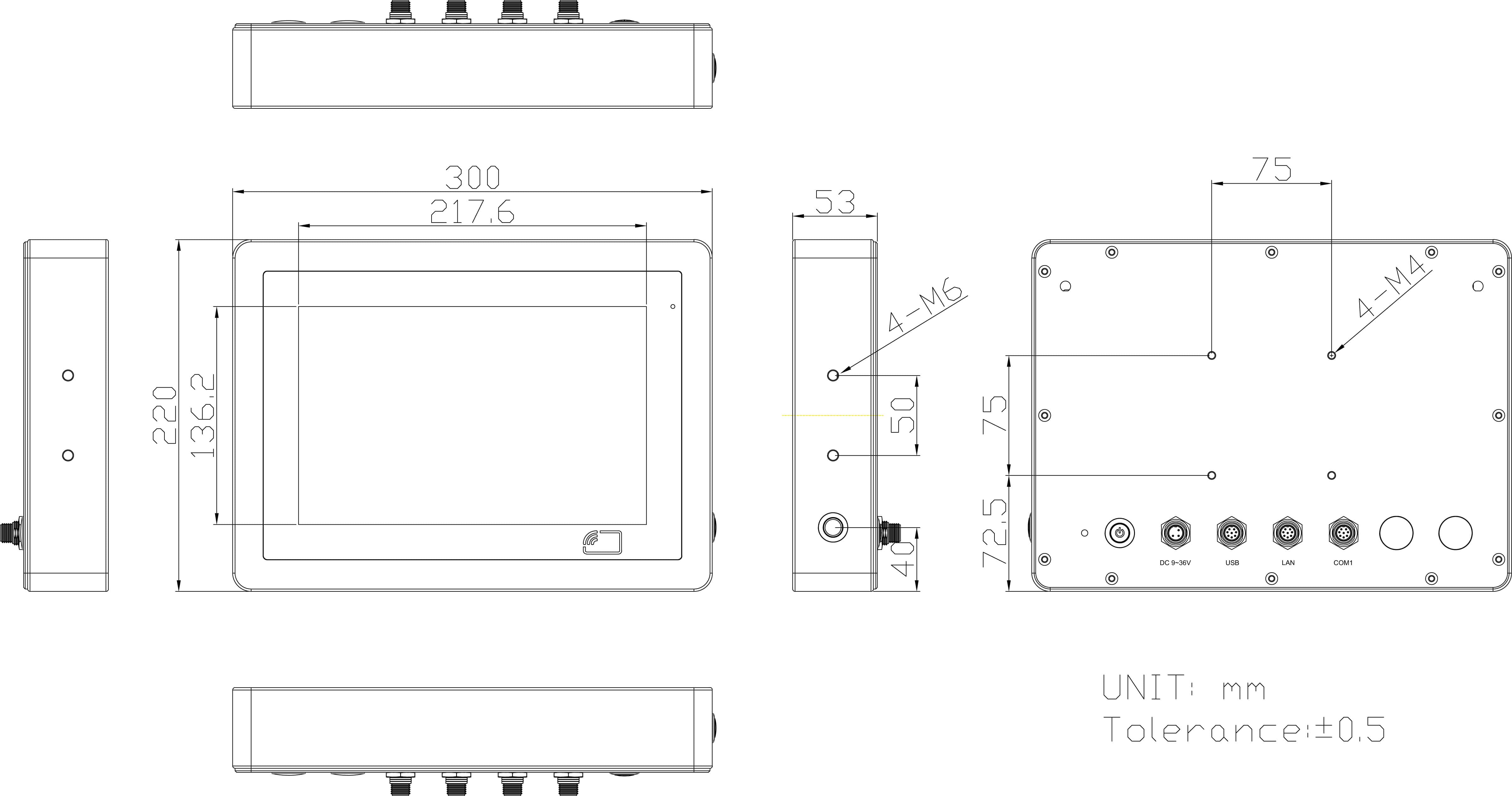 PPCs: Wall Mount_Panel-PC_EAGLE AP 10-EL-SR | Intel® Celeron® J6412 [Stainless Steel 304, PCT]