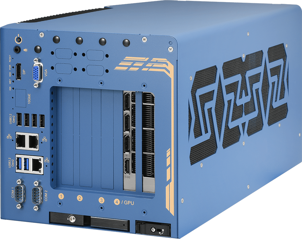 Rugged Embedded: Performance_Box-PC_CamCollect® 10108GC-10G | Barebone [4x PCIe]