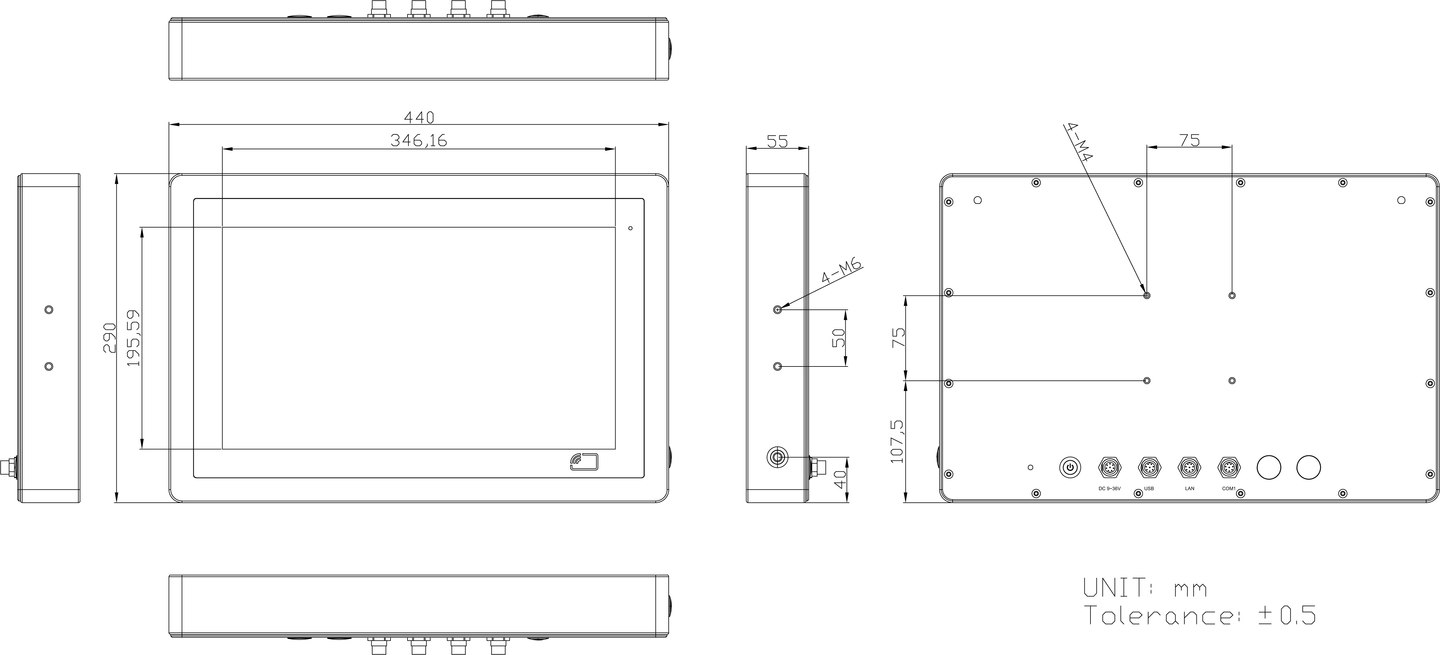 End-of-Life (EOL)_Panel-PC_EAGLE AP 16-EC | 4GB RAM [Stainless Steel 304, PCT]