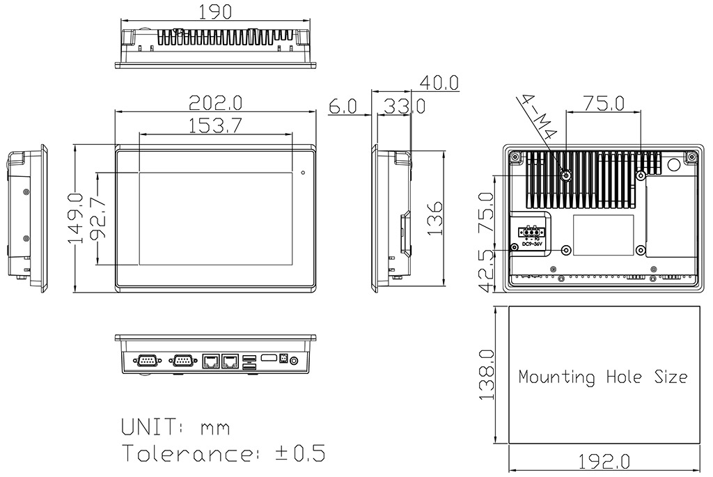 End-of-Life (EOL)_Panel-PC_HAWK AP 7-BT-WT | 4GB RAM [RTW]