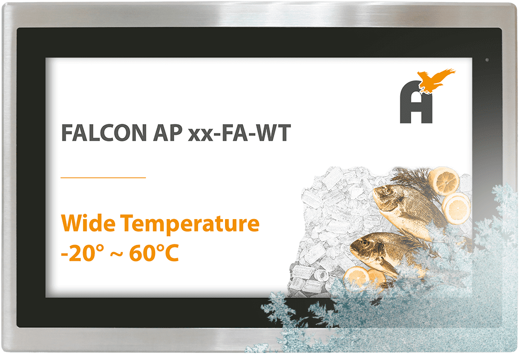 Touch-Monitore: Panel Mount_Touch-Monitor_FALCON AP xx-FA-WT [-20°~60°C]
