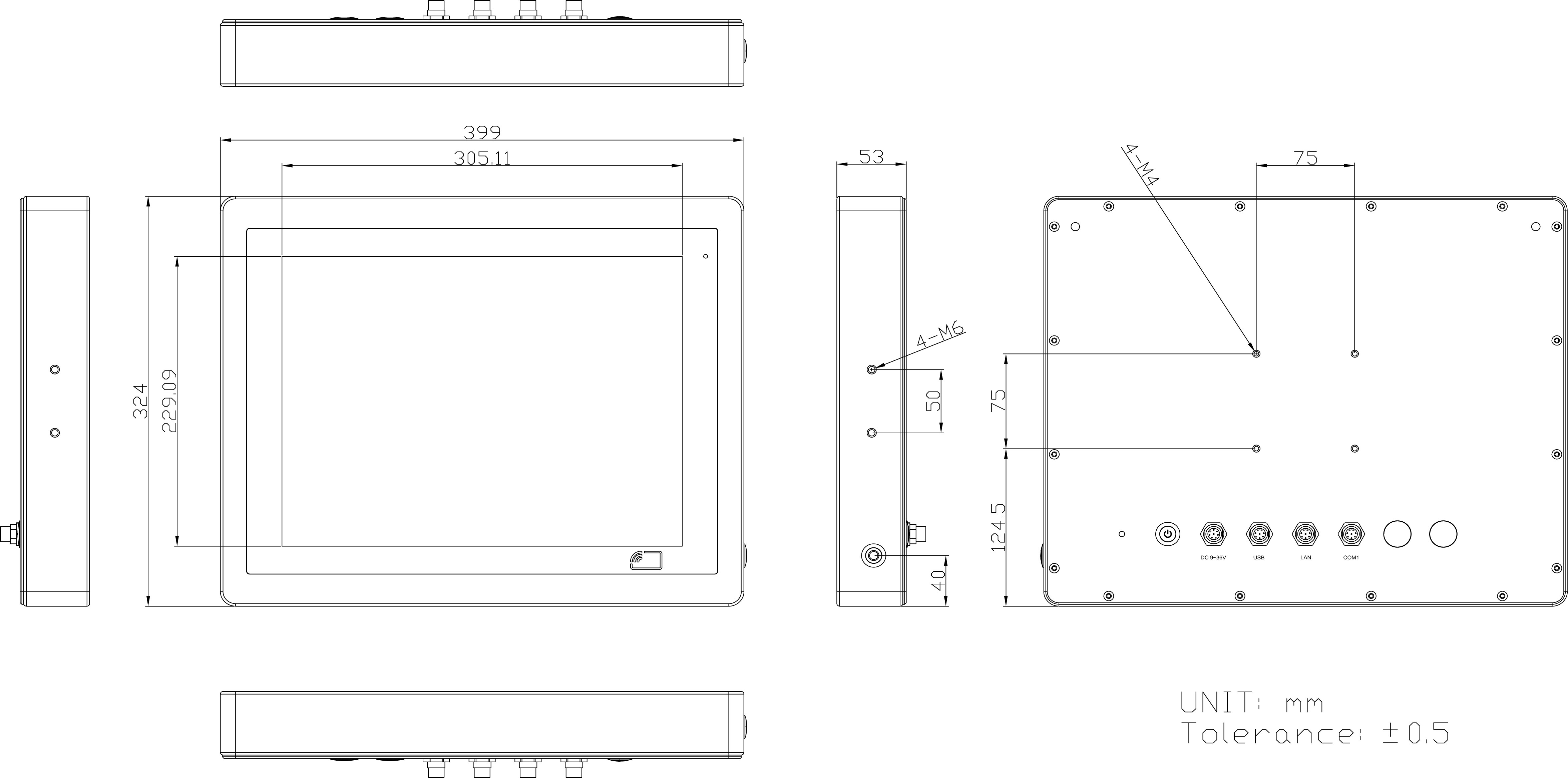 PPCs: Wall Mount_Panel-PC_EAGLE AP 15-S8-WT | Intel® Core™ i3-8145UE [Stainless Steel 304, RTW]
