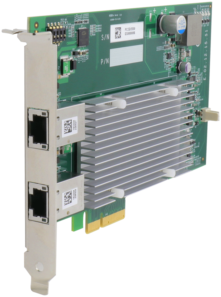 Systemkomponenten & Zubehör_Components_Accessories_2-port 10GigE Ethernet PCIe card, Intel® X550-AT2 [2x 10GigE] - opt. w/PoE+