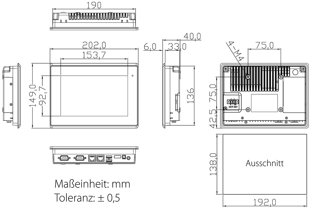 End-of-Life (EOL)_Panel-PC_HAWK AP 7-BT-WT | 4GB RAM [PCT]