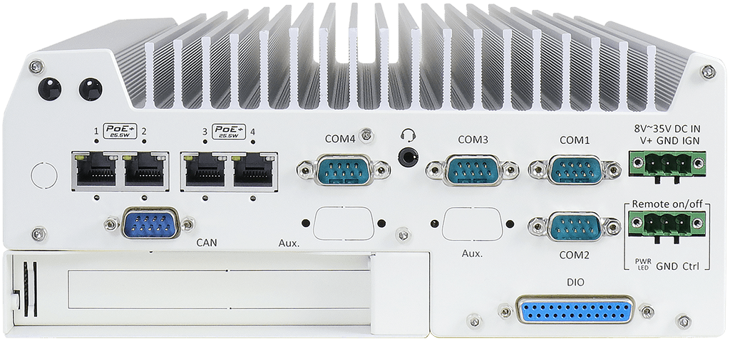 Rugged Embedded: Performance_Box-PC_GOLUB 7204 | Barebone [6x GigE, 4x PoE+]