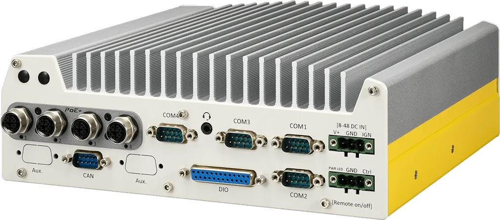 Rugged Embedded: Performance_Box-PC_GOLUB 9100VTC | Barebone [4x M12 w/PoE+]