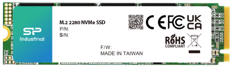 M.2 2280 (NVMe PCIe Gen. III x4) SSD, TLC [0°C ~ 70°C] - 128GB Massenspeicher | Größe: 128GB