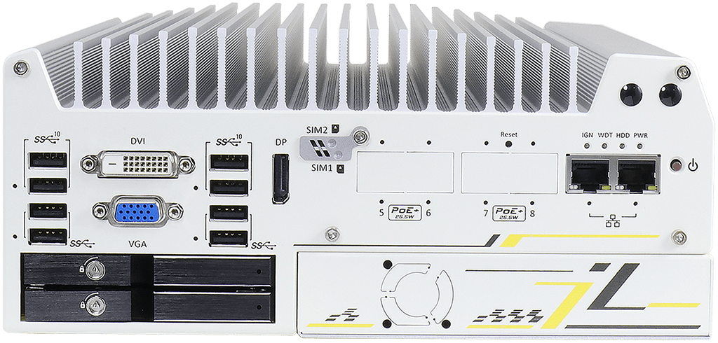 Rugged Embedded: Performance_Box-PC_GOLUB 7204 | Barebone [6x GigE, 4x PoE+]