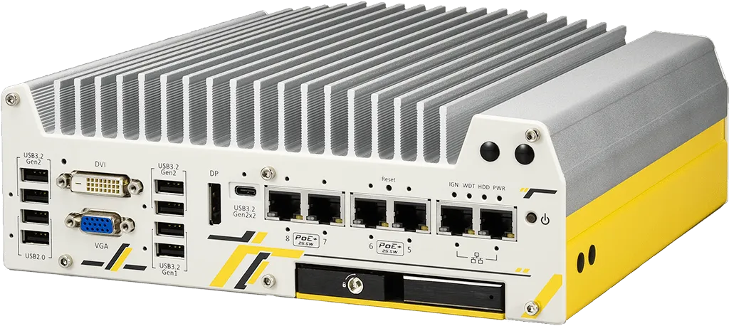 Rugged Embedded: Performance_Box-PC_GOLUB 9108VTC | Barebone [8x PoE+]
