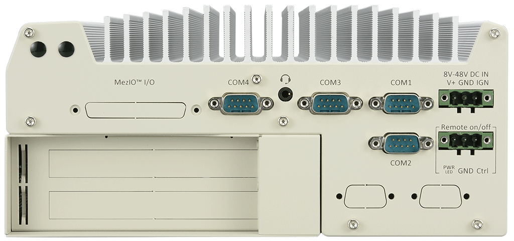 Rugged Embedded: Performance_Box-PC_GOLUB 9006DE-PoE | Barebone [2x PCIe, 5x 2.5GigE, 1x GigE, 4x PoE+]