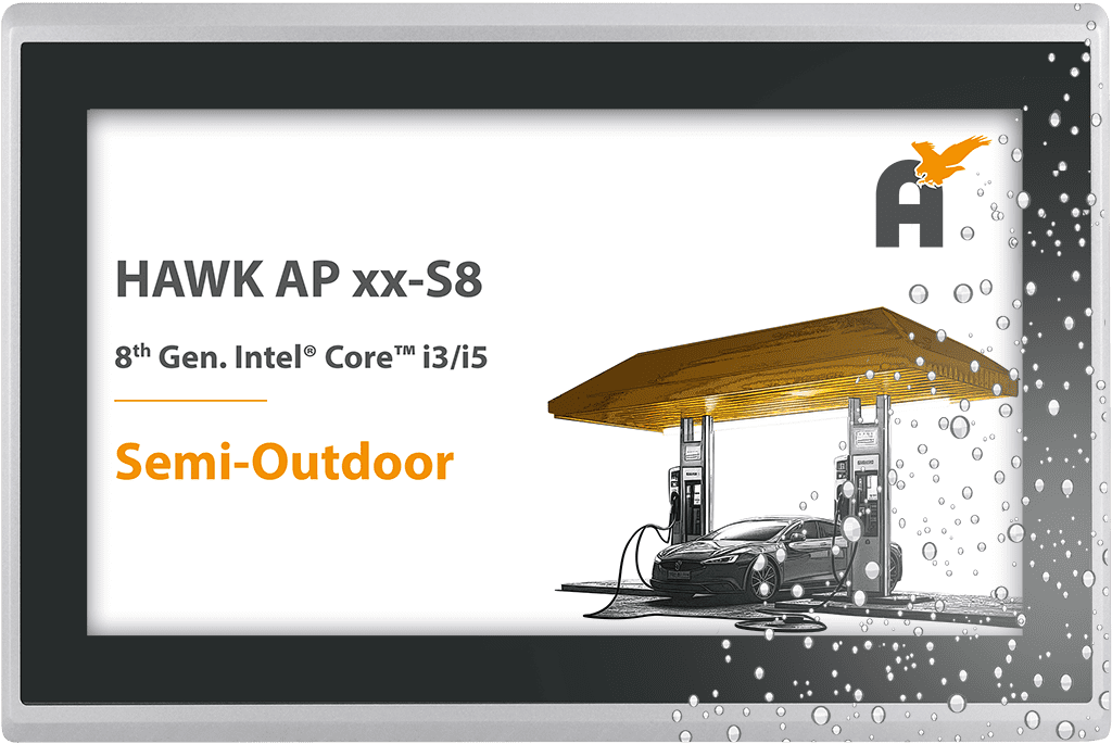 PPCs: Panel Mount_Panel-PC_HAWK AP xx-S8-SR [Semi-Outdoor]