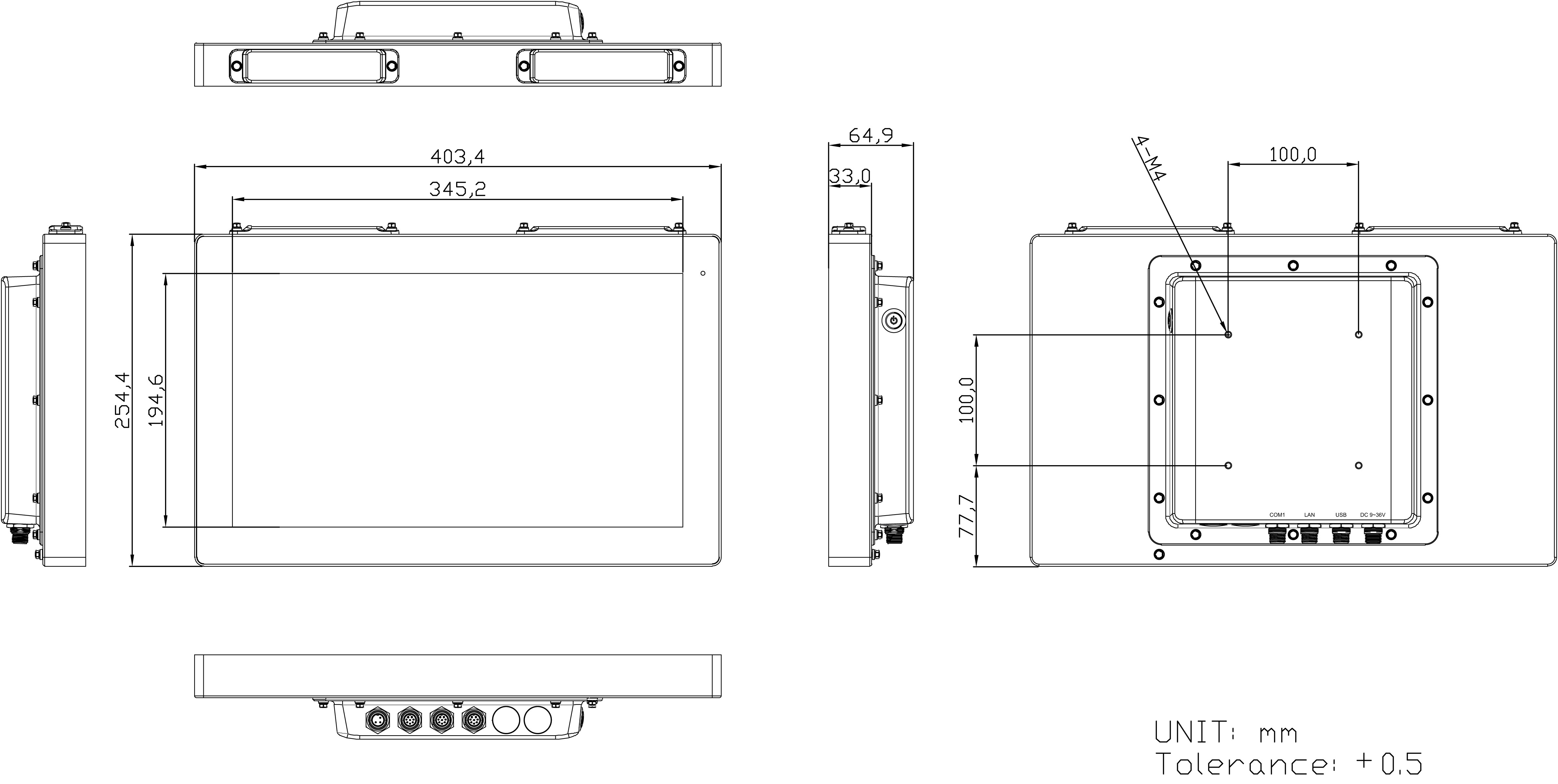 PPCs: Wall Mount_Panel-PC_EAGLE AP 16-PT-SR | Intel® Core™ i5-1145G7E [Stainless Steel 316L, VESA mount]