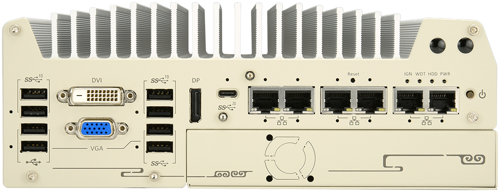 Rugged Embedded: Performance_Box-PC_GOLUB 9006E | Barebone [PCIe, 5x 2.5GigE, 1x GigE]