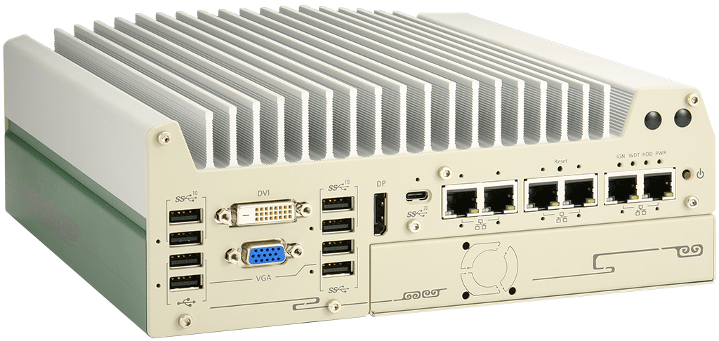 Rugged Embedded: Performance_Box-PC_GOLUB 9006E | Barebone [PCIe, 5x 2.5GigE, 1x GigE]