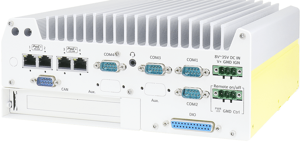 Rugged Embedded: Performance_Box-PC_GOLUB 7204 | Barebone [6x GigE, 4x PoE+]