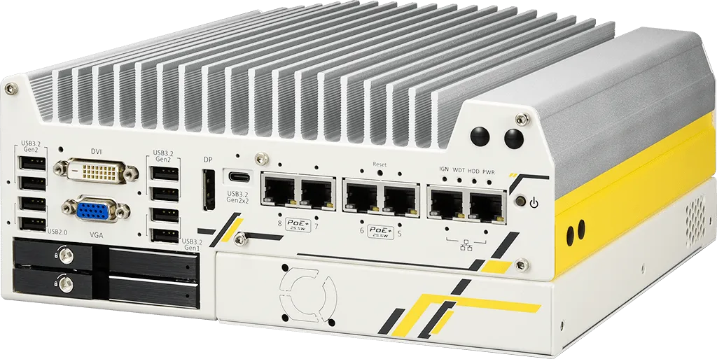 Rugged Embedded: Performance_Box-PC_GOLUB 9208VTC | Barebone [8x PoE+, 1x PCIe]