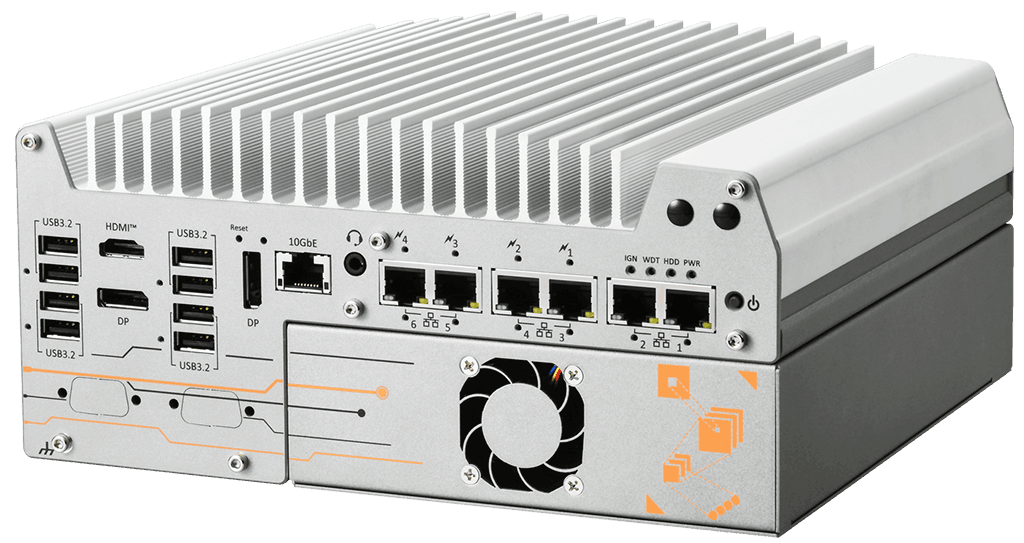 Rugged Embedded: Performance_Box-PC_CamCollect® 11160 | Barebone [5x 2.5GigE, 1x GigE, 4x PoE+]