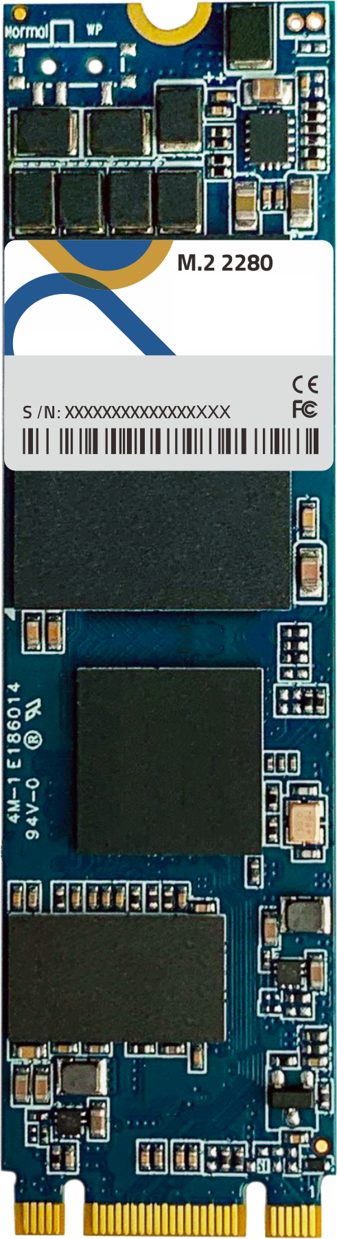 APROtech GmbH_Components_Accessories_M.2 2280 (SATA III) SSD, TLC [0°C ~ 70°C] - 512GB