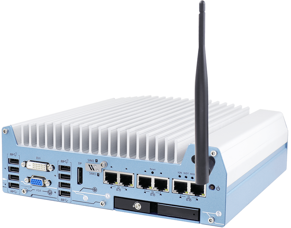 Rugged Embedded: Performance_Box-PC_GOLUB 7000-NC | Barebone [NC, 6x GigE]