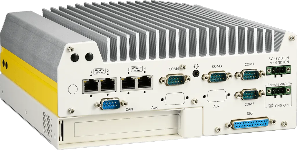 Rugged Embedded: Performance_Box-PC_GOLUB 9208VTC | Barebone [8x PoE+, 1x PCIe]