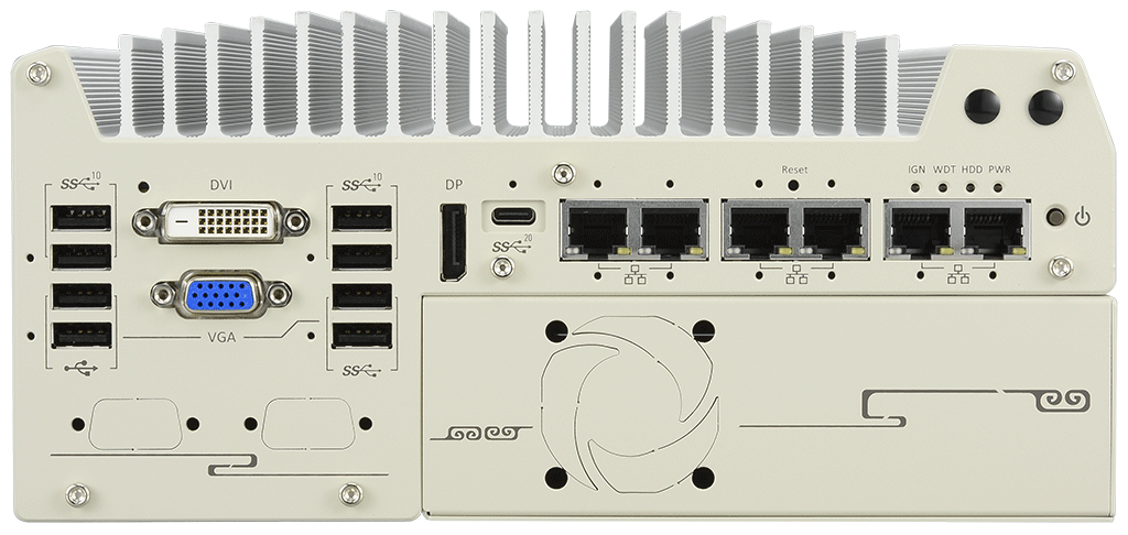 Rugged Embedded: Performance_Box-PC_GOLUB 9006DE | Barebone [2x PCIe, 5x 2.5GigE, 1x GigE]
