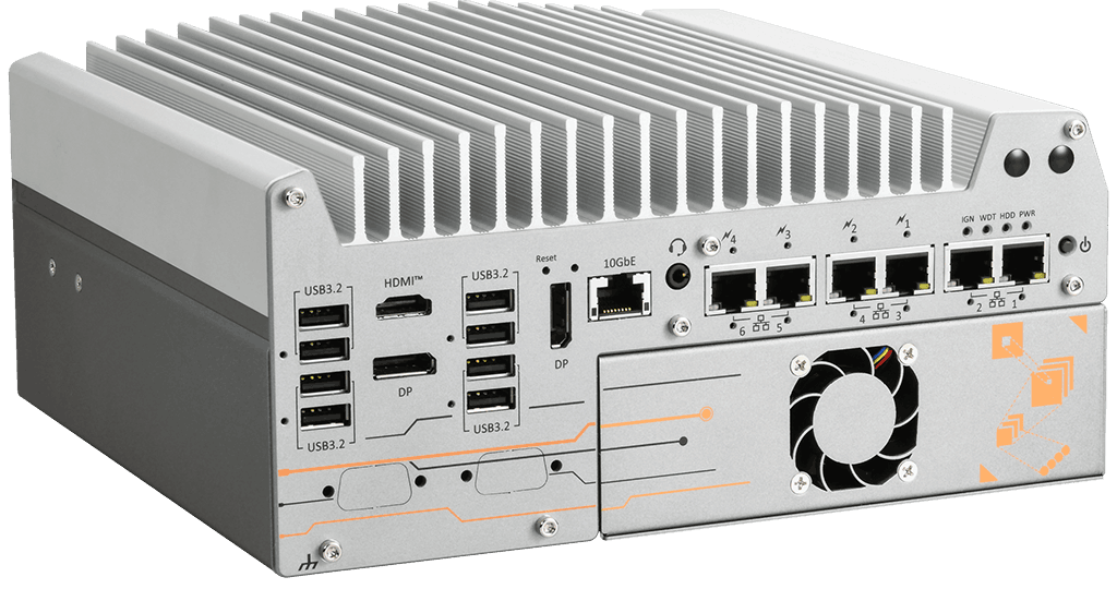 Rugged Embedded: Performance_Box-PC_CamCollect® 11160 | Barebone [5x 2.5GigE, 1x GigE, 4x PoE+]